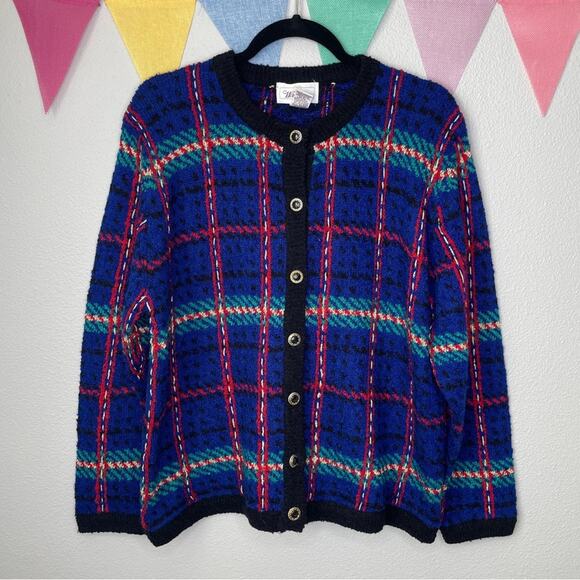VTG Worthington Knit Button Up Cardigan | XL - Picture 1 of 5